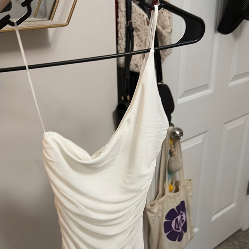 Princess Polly White One Shoulder Sheath Dress - Picture 2 of 4